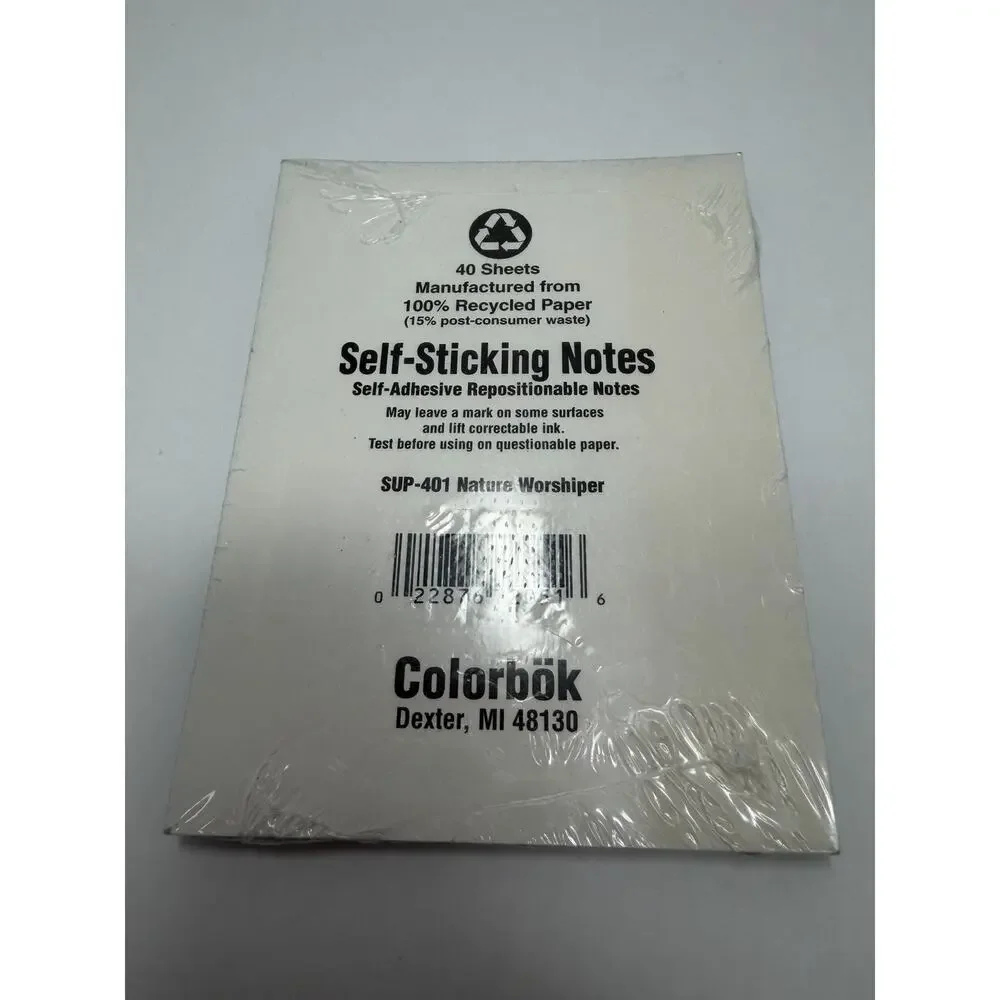 Colorbok Self-Sticking Notes 